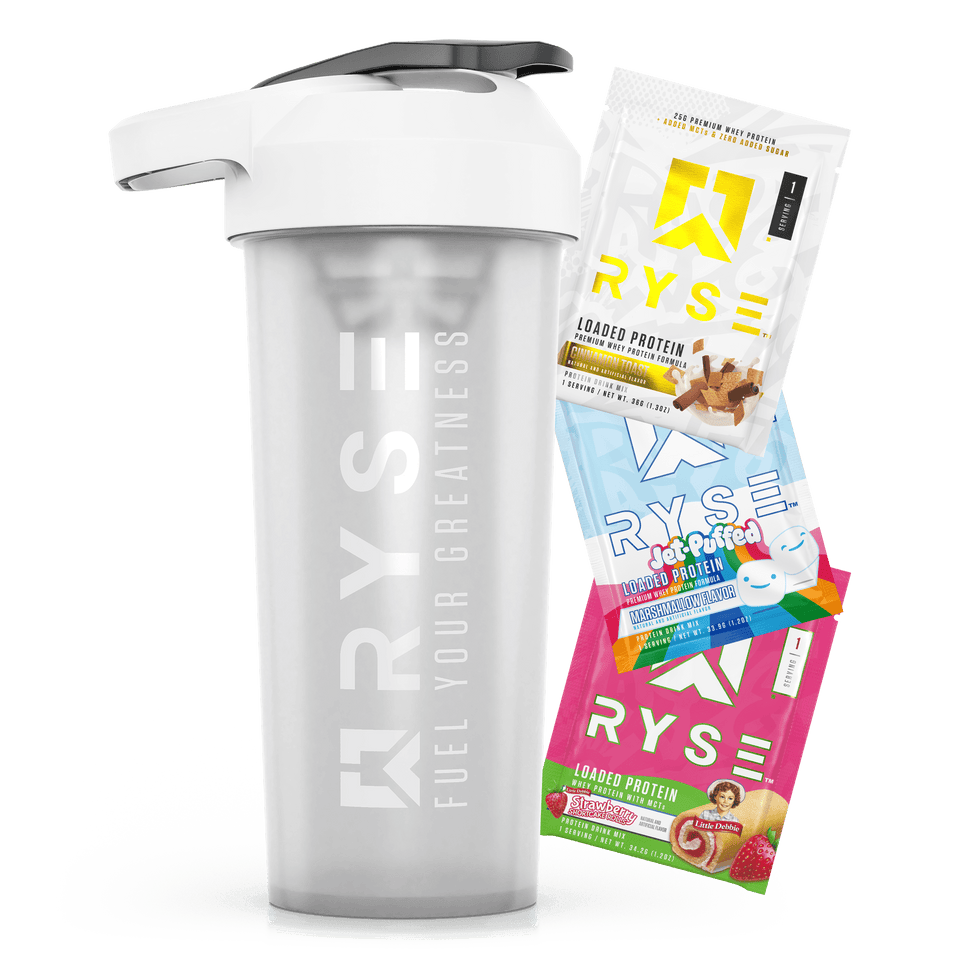 Loaded Protein Samples Variety Pack + Free SportShaker I1